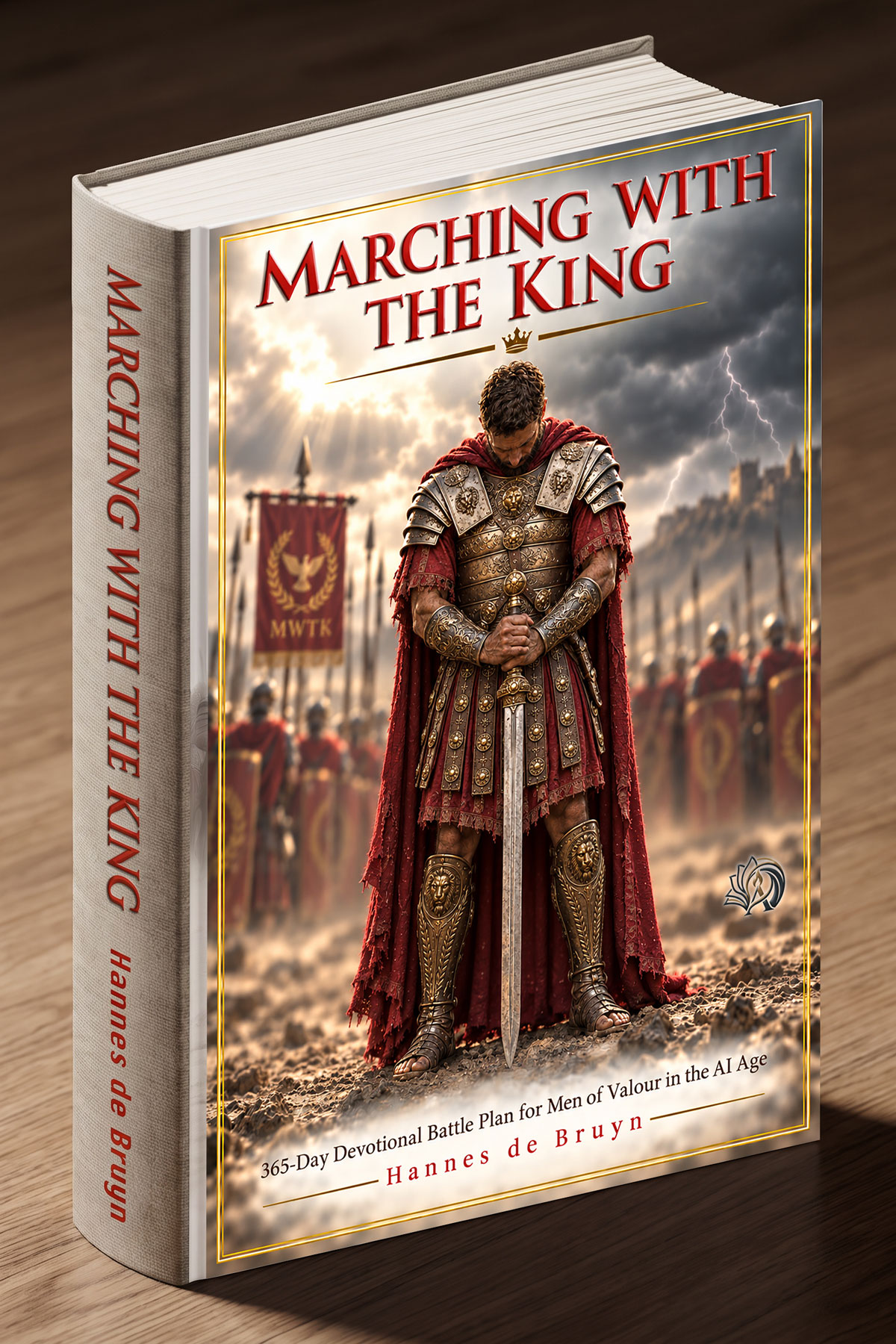 Marching with the King by Hannes de Bruyn — digital book mockup